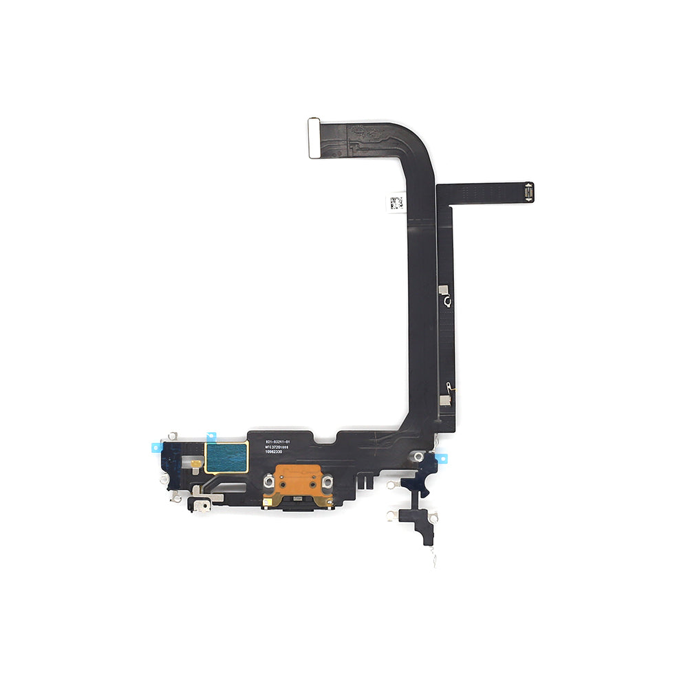 For Apple iPhone 13 Pro Max Systeem Opladen Flex Grafiet Getrokken