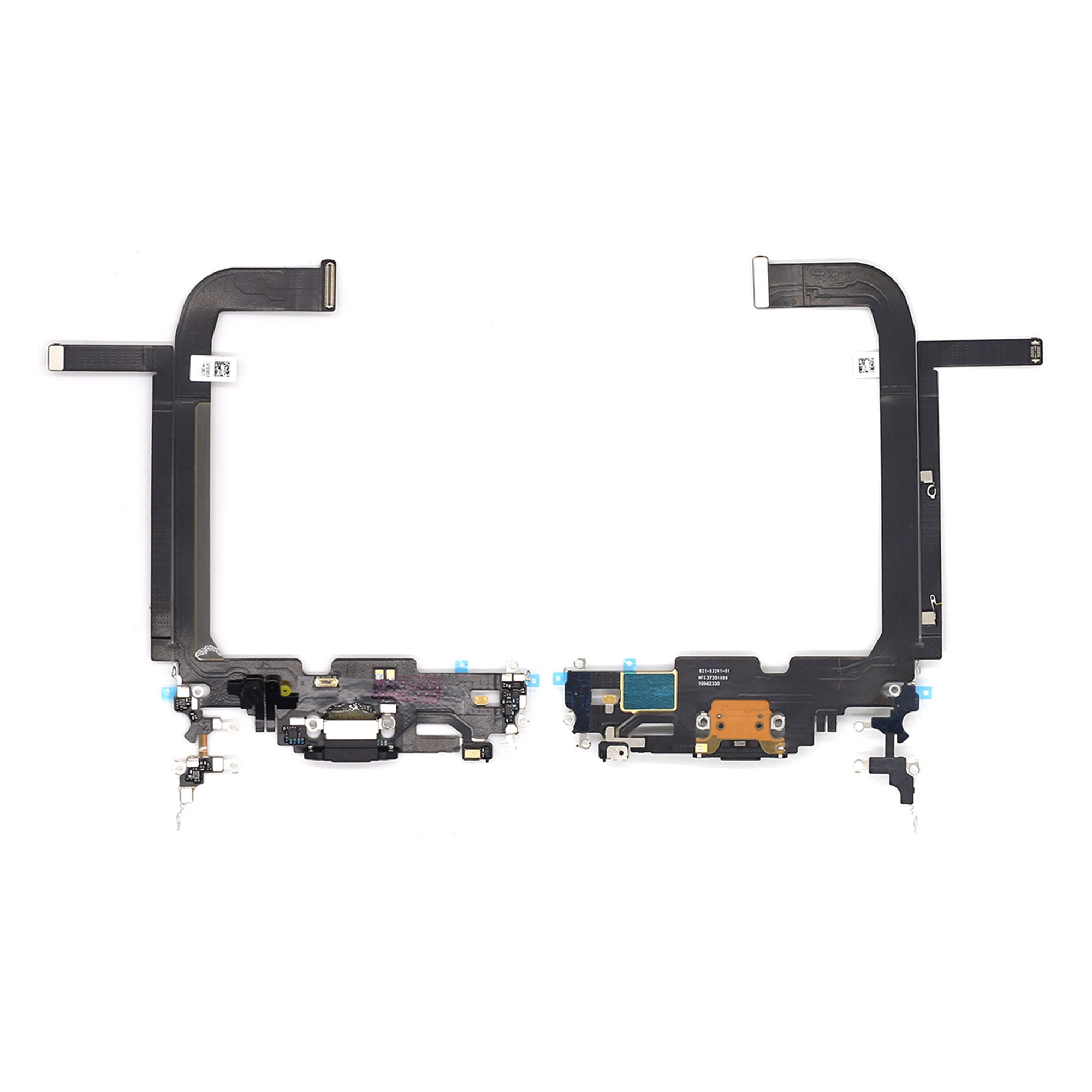 For Apple iPhone 13 Pro Max Systeem Opladen Flex Grafiet Getrokken