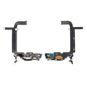 For Apple iPhone 13 Pro Max Systeem Opladen Flex Grafiet Getrokken