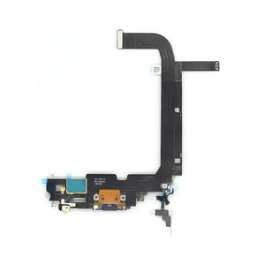 For Apple iPhone 13 Pro Max Systeem Opladen Flex Sierra Blauw Getrokken