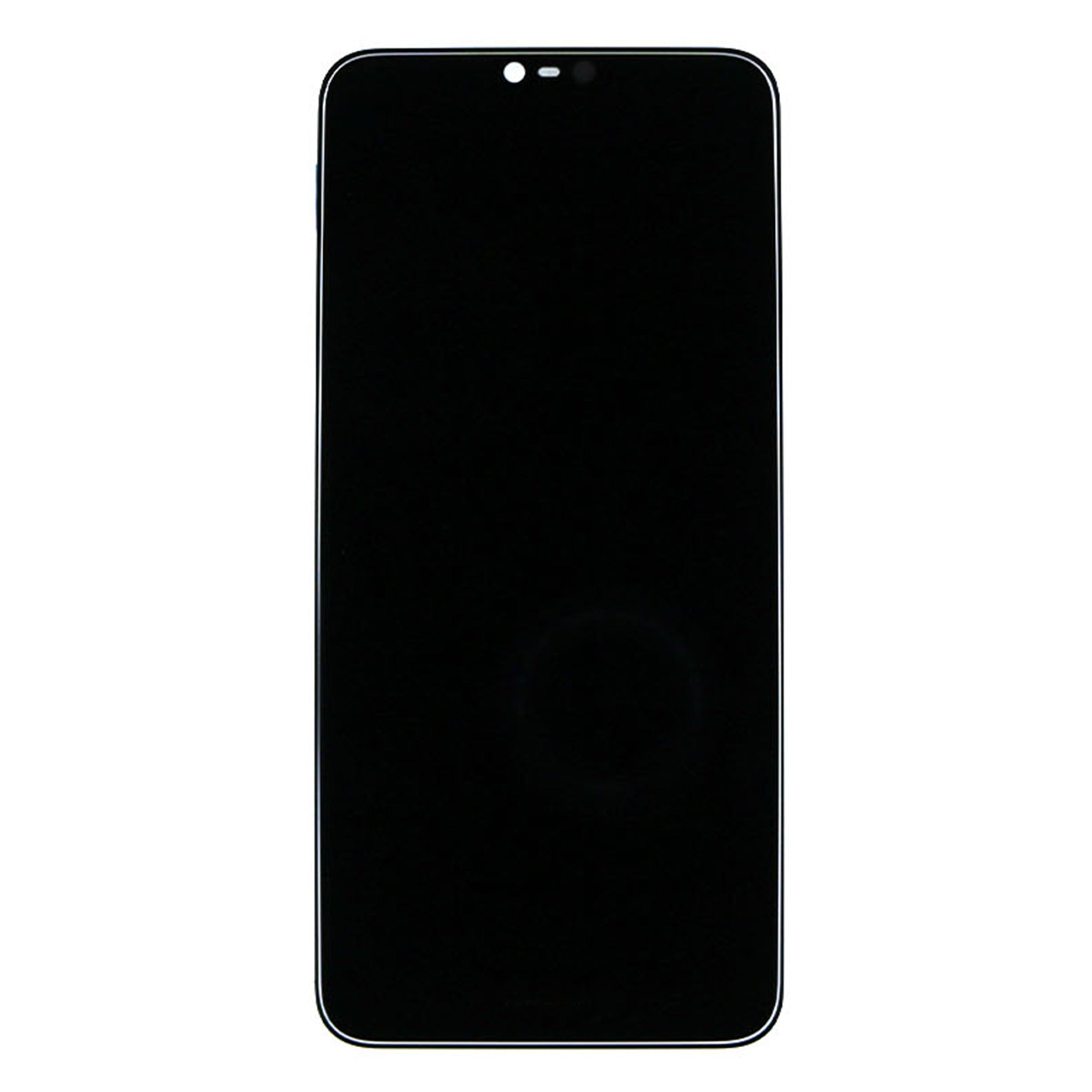 Nokia 7.1 (2018) Scherm en Digitizer zonder frame Zwart OEM