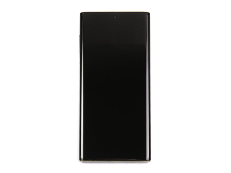 Samsung Galaxy Note 10 N970F Beeldscherm en Digitizer met Frame Aura Glow Service Pack