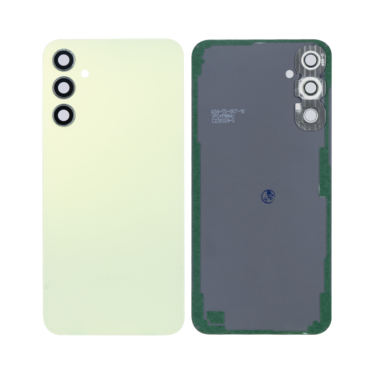 Samsung Galaxy A34 5G A346B achterkant met lens Lime OEM