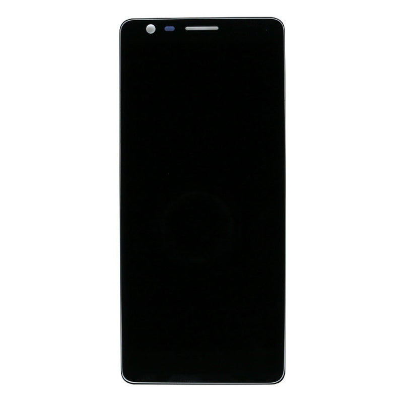 Nokia 3.1 (2018) Scherm en Digitizer zonder frame Zwart OEM