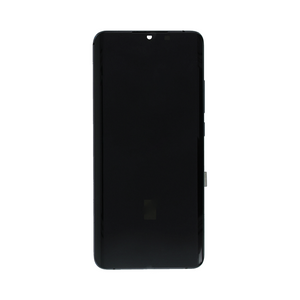 Xiaomi Mi Note 10 Lite-scherm en digitizer met frame Midnight Black OEM