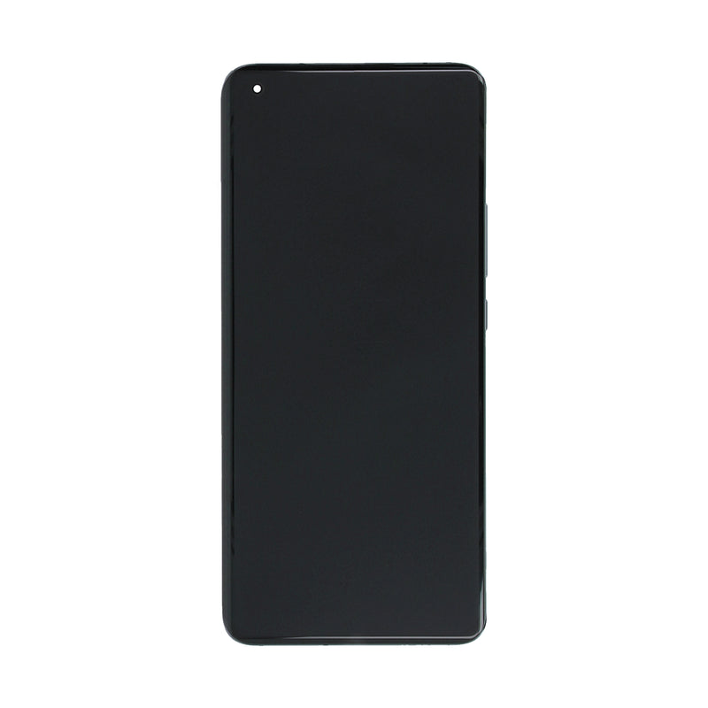 Xiaomi Mi 11 Ultra-scherm en digitizer met frame, keramisch zwart, OEM