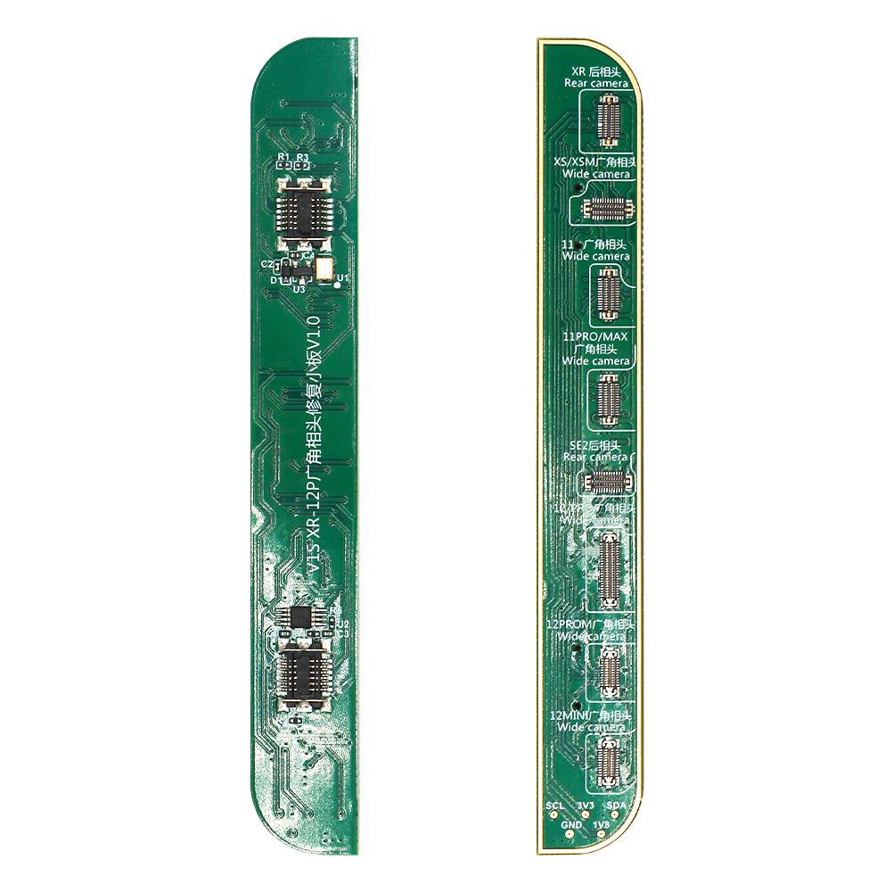 JCID V1S Pro, V1SE groothoekcamera-reparatiekaart For Apple XR tot 12 Pro Max-serie