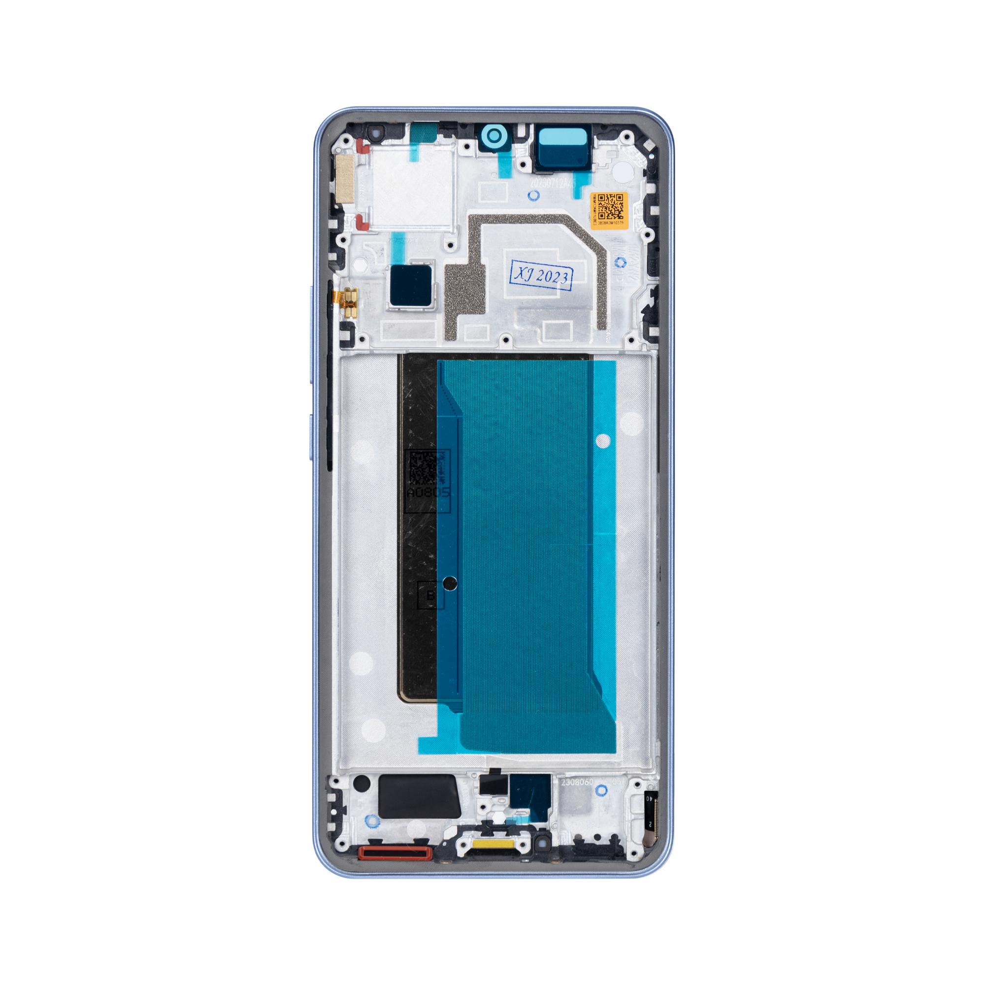 Xiaomi 13T, 13T Pro-scherm en digitizer met frame blauw OEM