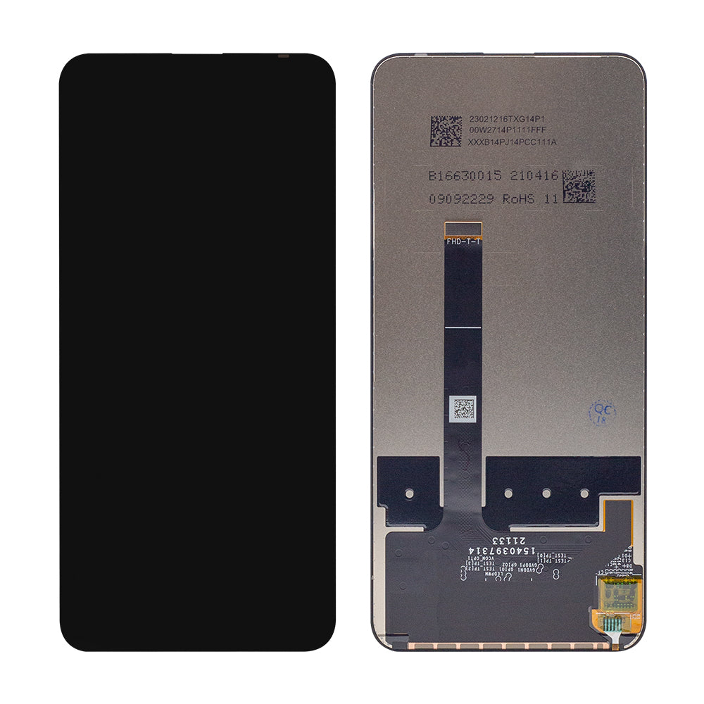 Huawei Y9A (2020) scherm en digitizer zonder frame, zwart, OEM