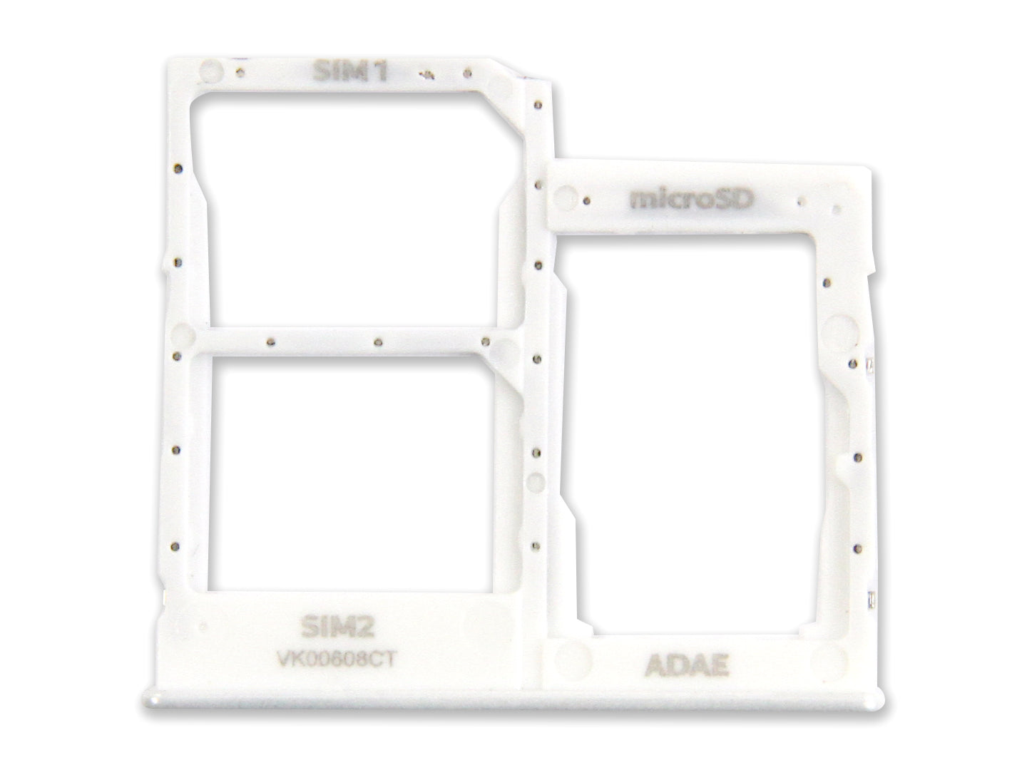 Samsung Galaxy A41 A415F Sim Kaarthouder Prism Crush Zilver OEM