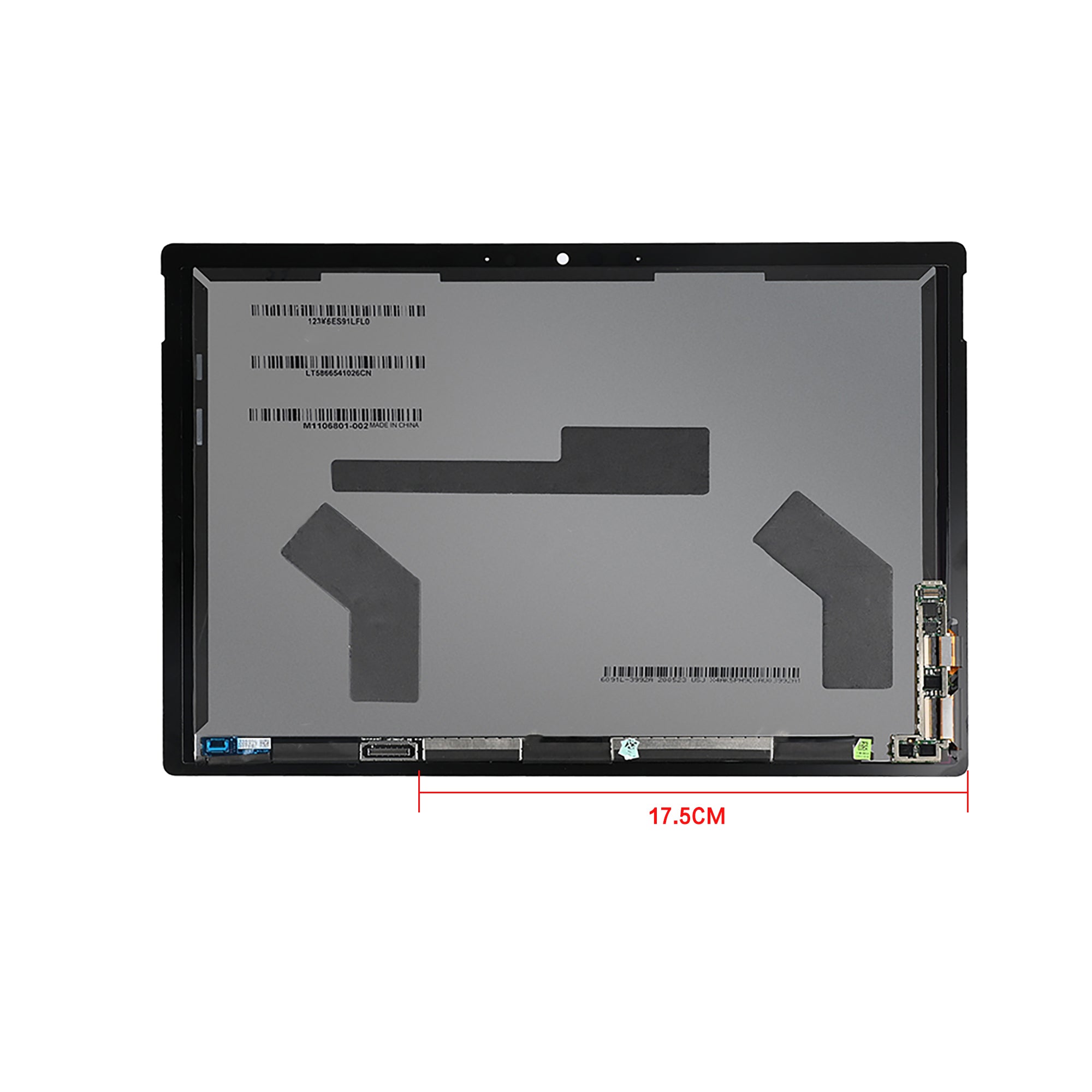 Microsoft Surface Pro 7-scherm en digitizer zwart met compatibele kaart, Refurbished SMP 11007)