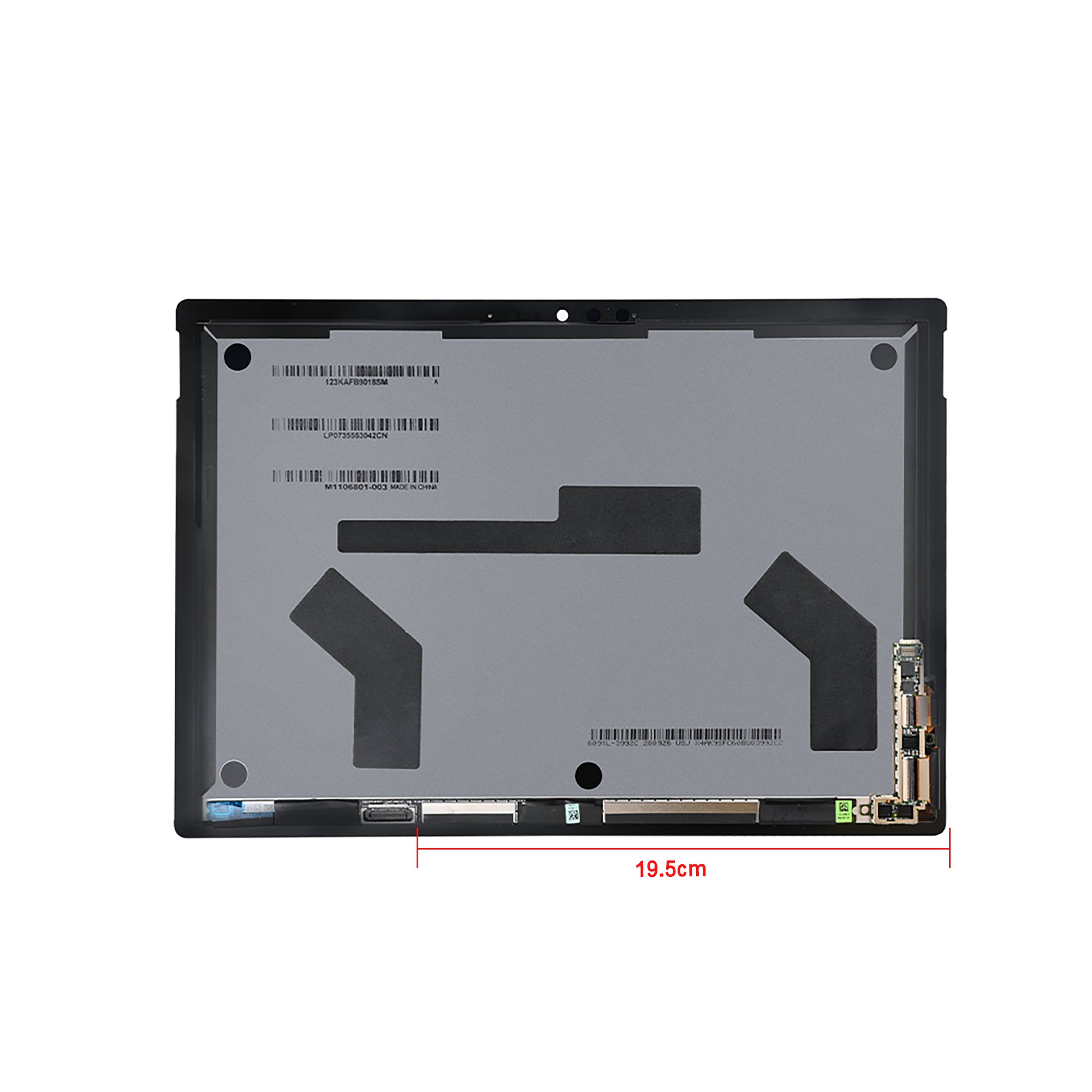 Microsoft Surface Pro 7-scherm en digitizer zwart met compatibele kaart, Refurbished SMP 13197)