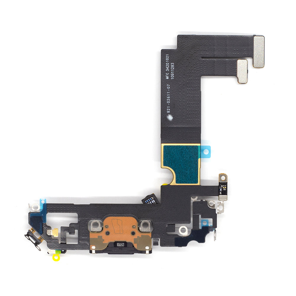 For Apple iPhone 12 Mini Systeem Opladen Flex Zwart Getrokken
