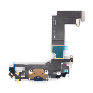 For Apple iPhone 12 Mini Systeem Opladen Flex Blauw Getrokken