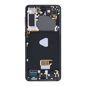 Samsung Galaxy S21 Plus 5G G996B Beeldscherm en Digitizer met Frame Fantoomzwart Service Pack