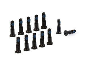 Voor iPhone 8, iPhone 8 Plus onderkant schroefset zwart (10 stuks)