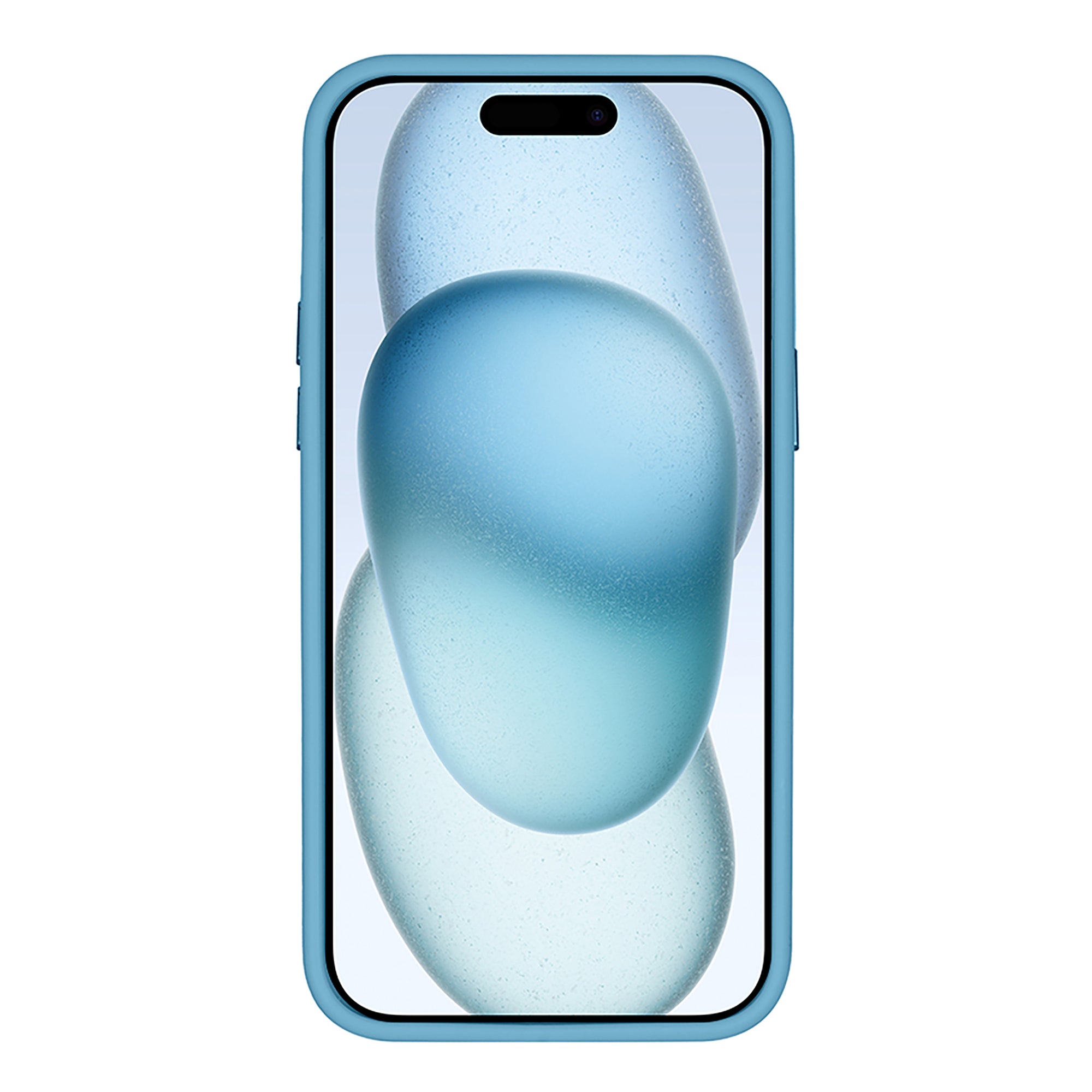 Rixus Classic 03 Case With MagSafe Compatible For Apple iPhone 15 Pro Light Blue