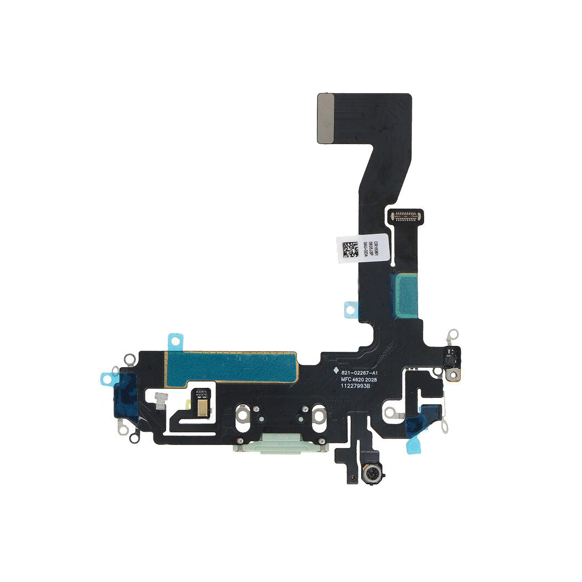 For Apple iPhone 12 Systeem Opladen Flex Groen Getrokken