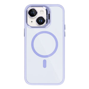 Rixus Classic 03 Case With MagSafe Compatible For Apple iPhone 15 Plus Light Purple