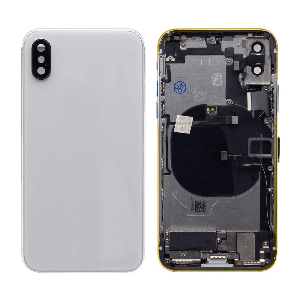 For Apple X-behuizing met kleine onderdelen, wit OEM