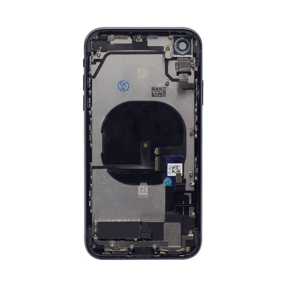 For Apple XR-behuizing met kleine onderdelen, zwart OEM