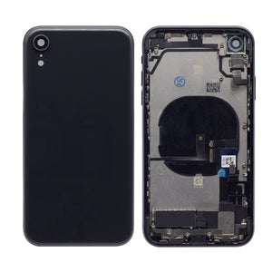 For Apple XR-behuizing met kleine onderdelen, zwart OEM