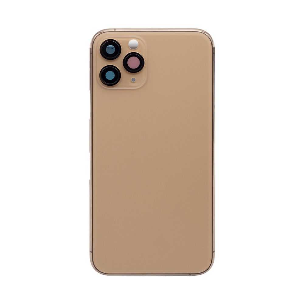 For Apple 11 Pro-behuizing met kleine onderdelen, goud, OEM