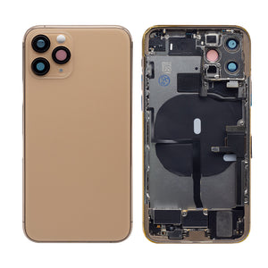 For Apple 11 Pro-behuizing met kleine onderdelen, goud, OEM