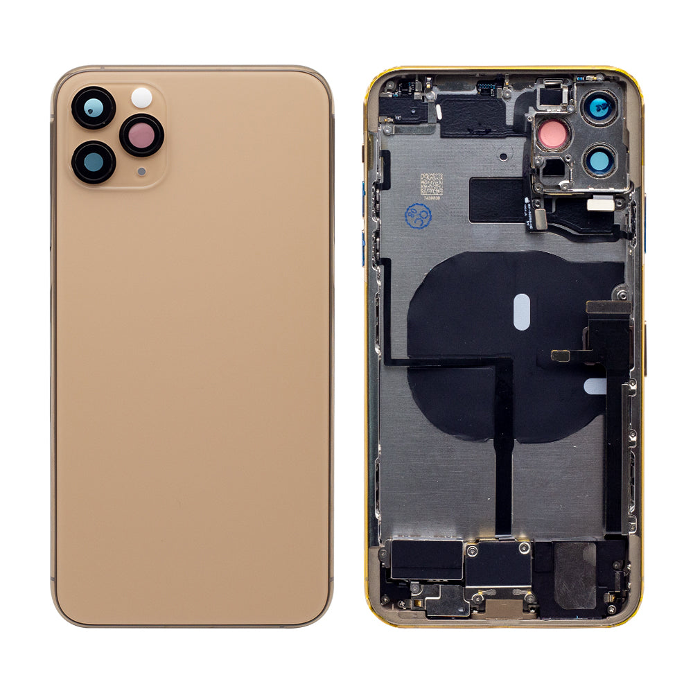 For Apple 11 Pro Max behuizing met kleine onderdelen goud OEM