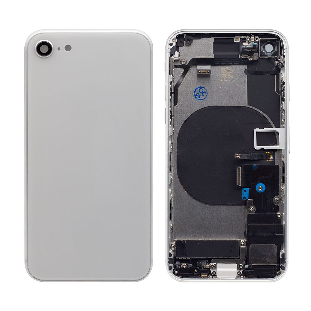 For Apple 8 behuizing met kleine onderdelen wit OEM