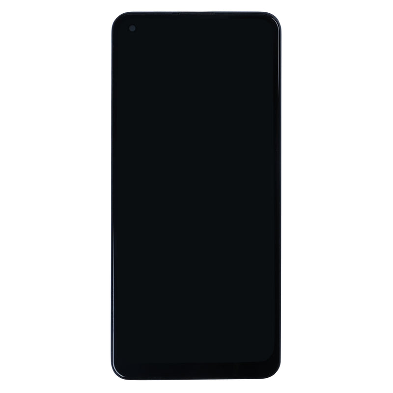 Oppo A94 5G-scherm en digitizer met frame Fluid Black OEM