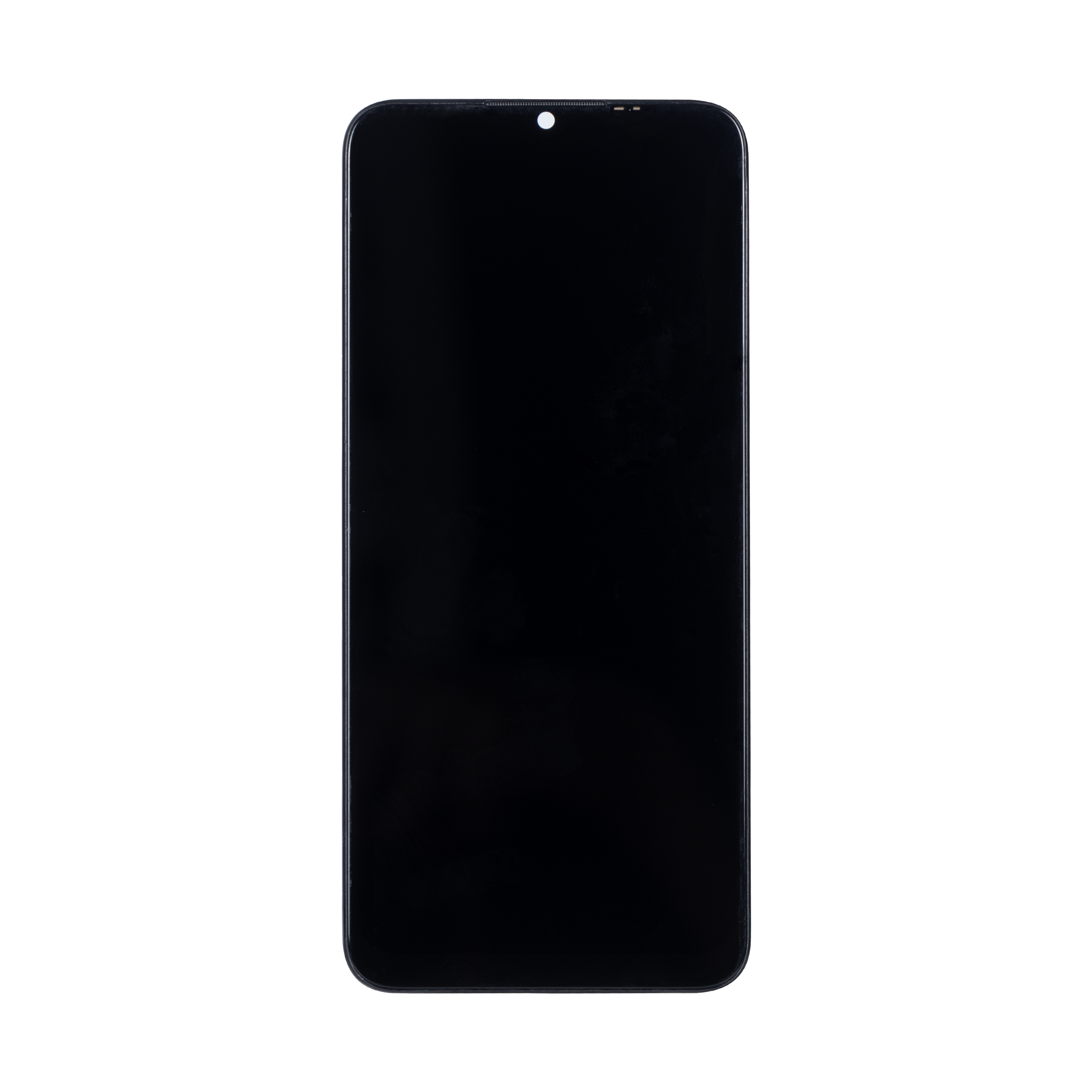 Oppo A16, A16S-scherm en digitizer met frame, zwart OEM