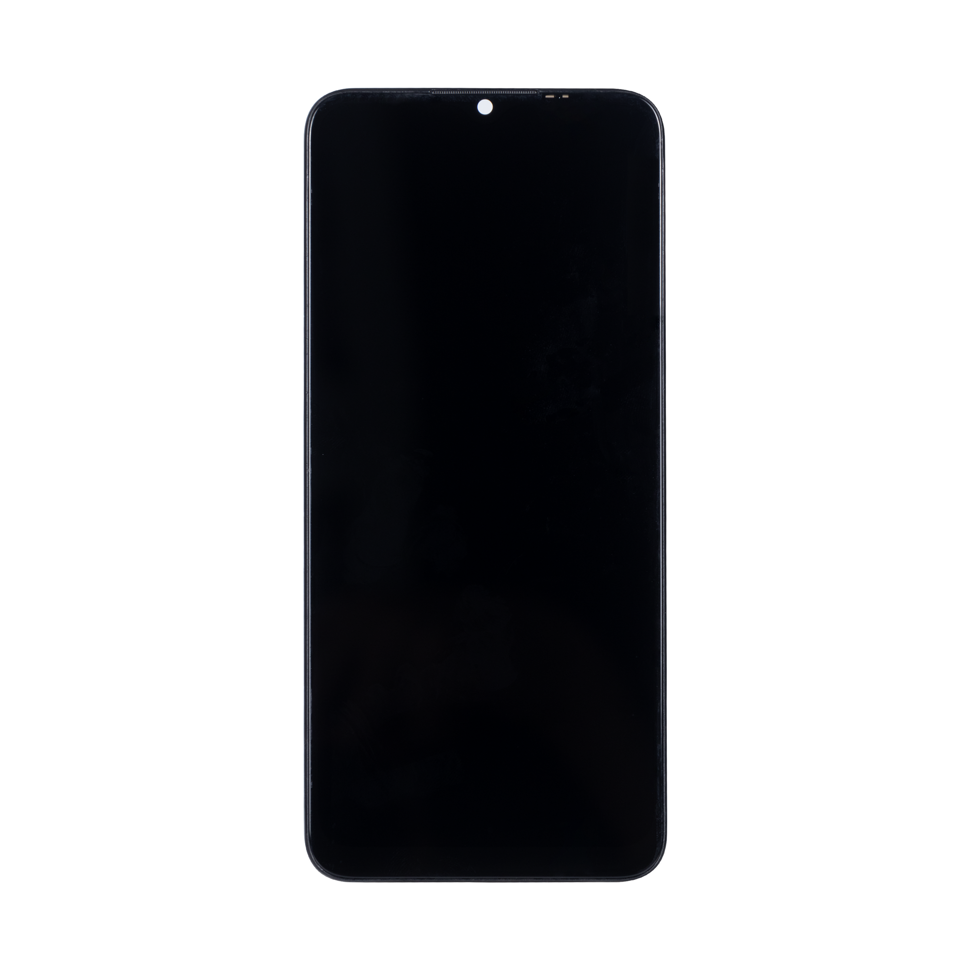 Oppo A16, A16S-scherm en digitizer met frame, zwart OEM
