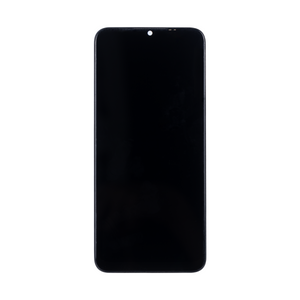 Oppo A16, A16S-scherm en digitizer met frame, zwart OEM