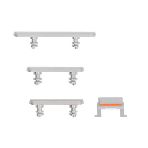 For Apple XR Zijknopset Wit OEM (4 stuks)