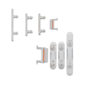 For Apple XR Zijknopset Wit OEM (4 stuks)