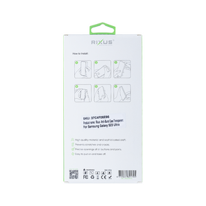 Rixus Anti-Barst Hoesje Voor Samsung Galaxy S23 Ultra Transparant