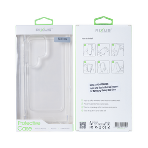 Rixus Anti-Barst Hoesje Voor Samsung Galaxy S23 Ultra Transparant