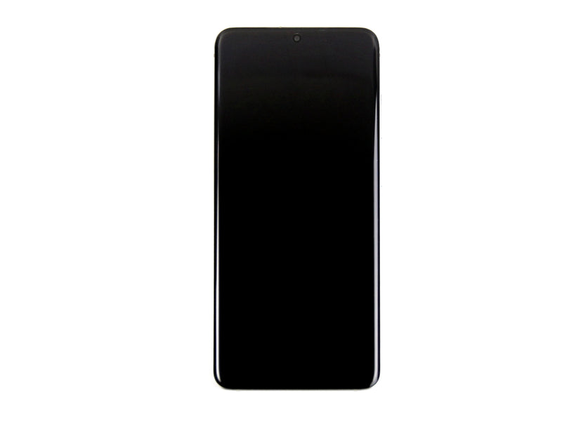 Samsung Galaxy S20 G980F, S20 5G G981F Beeldscherm en Digitizer met Frame Cloud White Service Pack