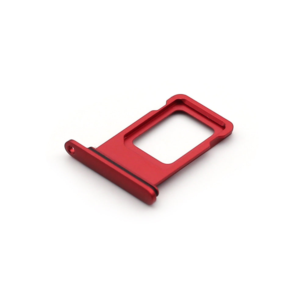 For Apple iPhone XR Sim kaarthouder rood getrokken