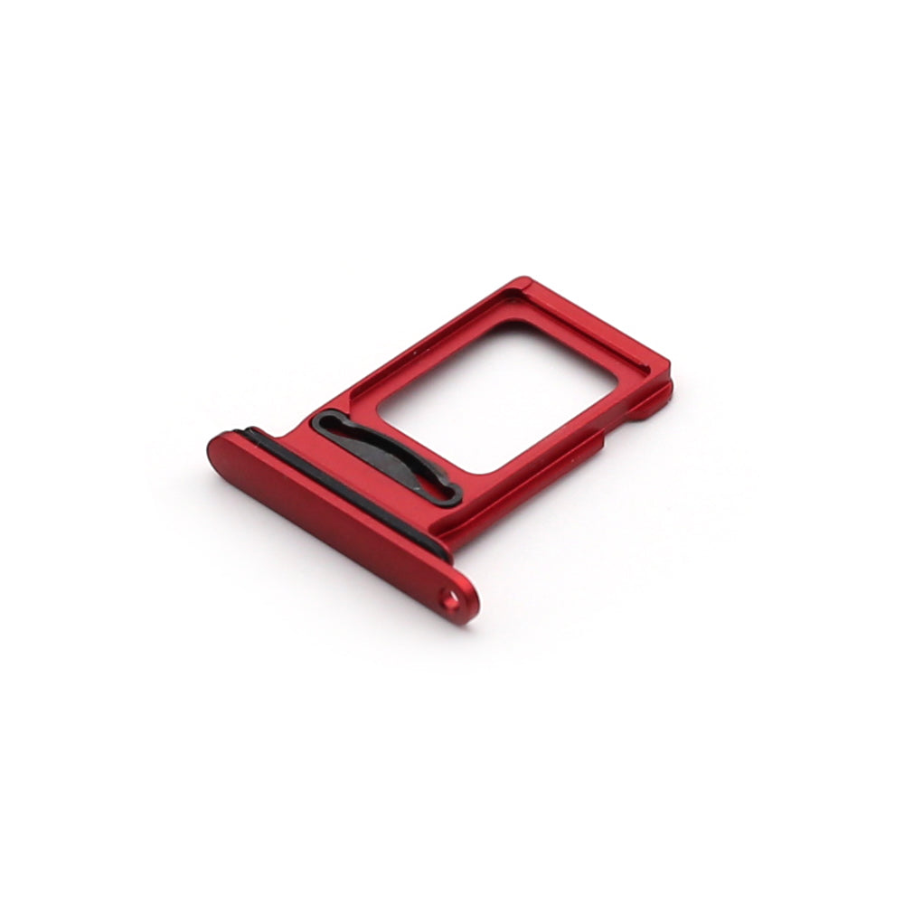 For Apple iPhone XR Sim kaarthouder rood getrokken