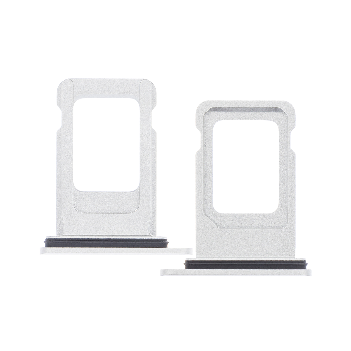 For Apple iPhone XR Sim Kaarthouder Wit Getrokken