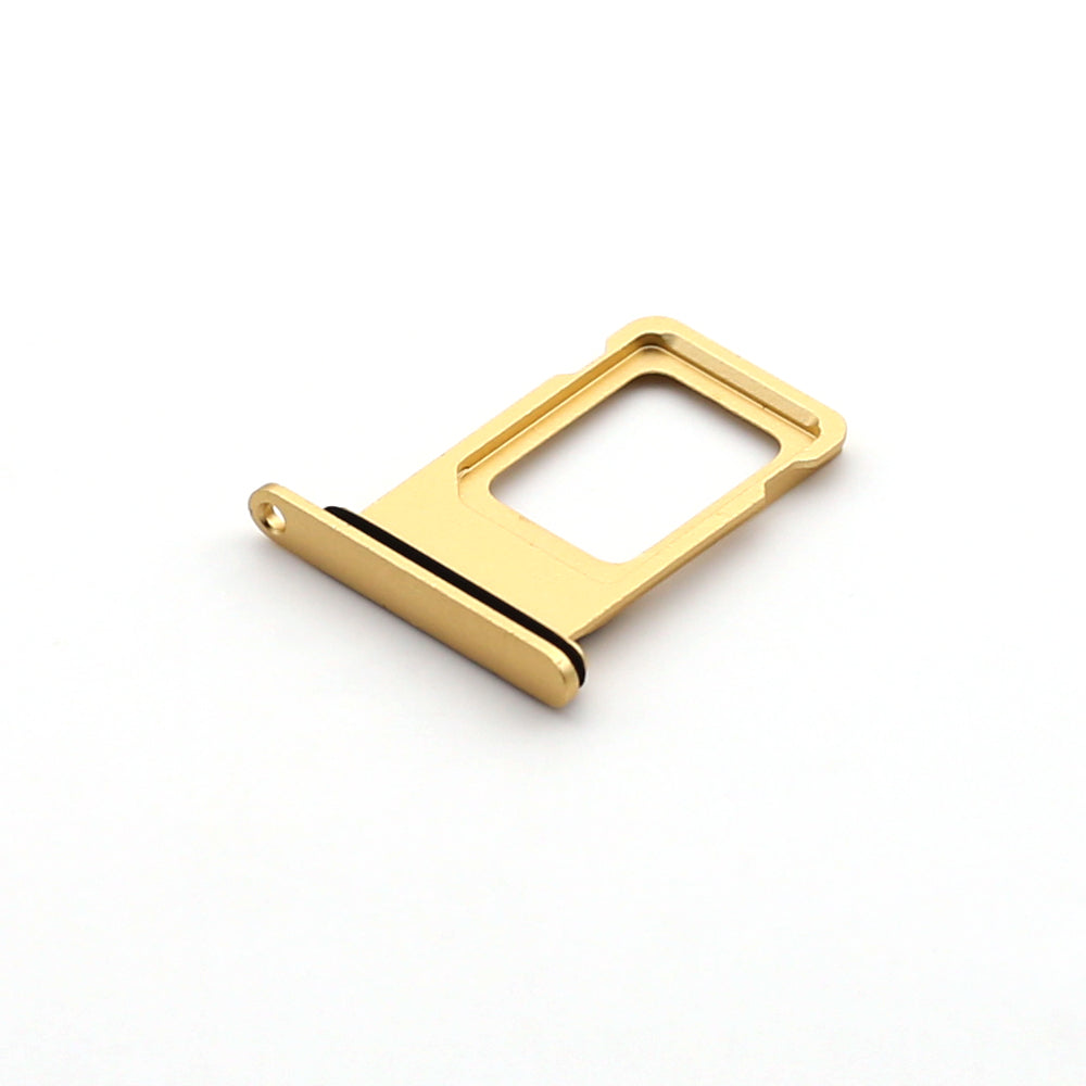 For Apple iPhone XR Sim Kaarthouder Geel Getrokken