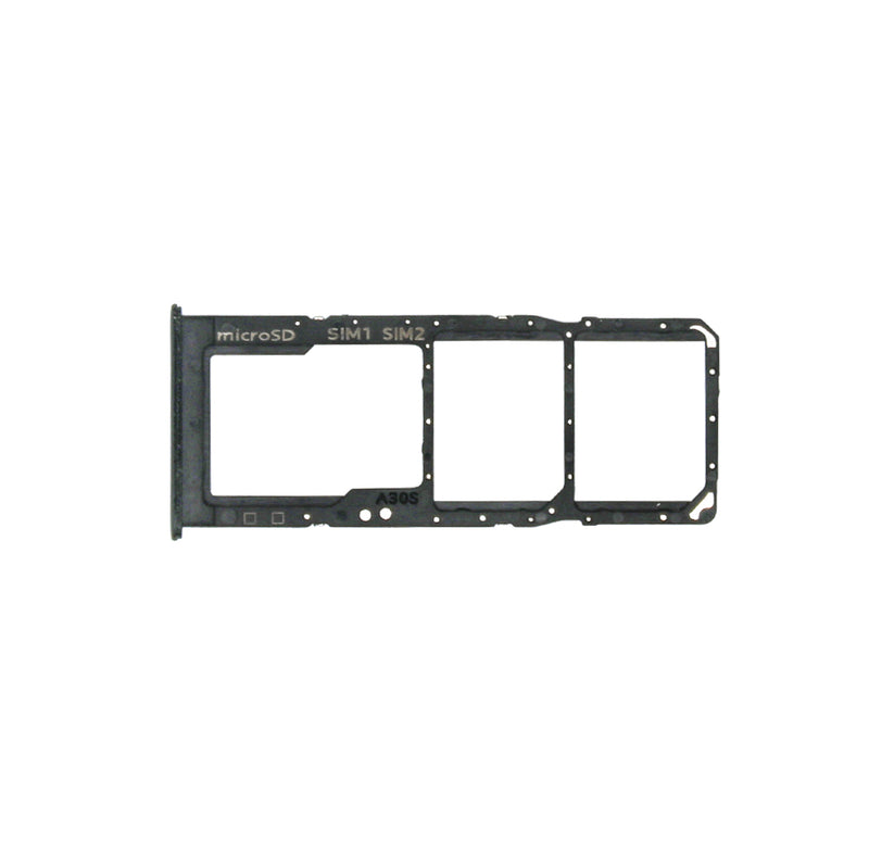 Samsung Galaxy A30s A307F Sim Kaarthouder Prism Crush Zwart Origineel
