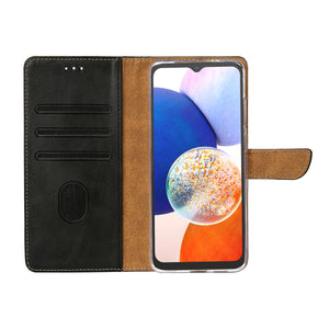 Rixus Boekhoesje Voor Samsung Galaxy A14 5G Zwart