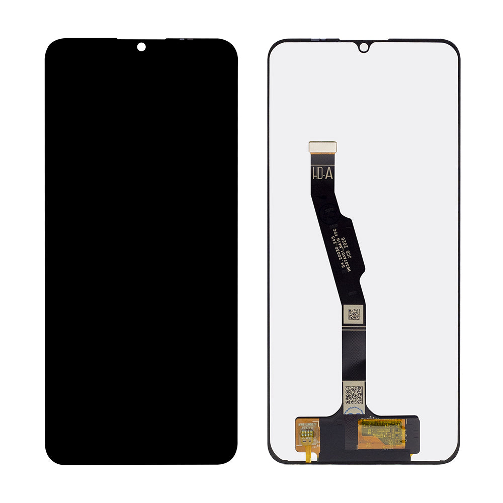 Huawei Y6p-scherm en digitizer zonder frame, zwart, OEM
