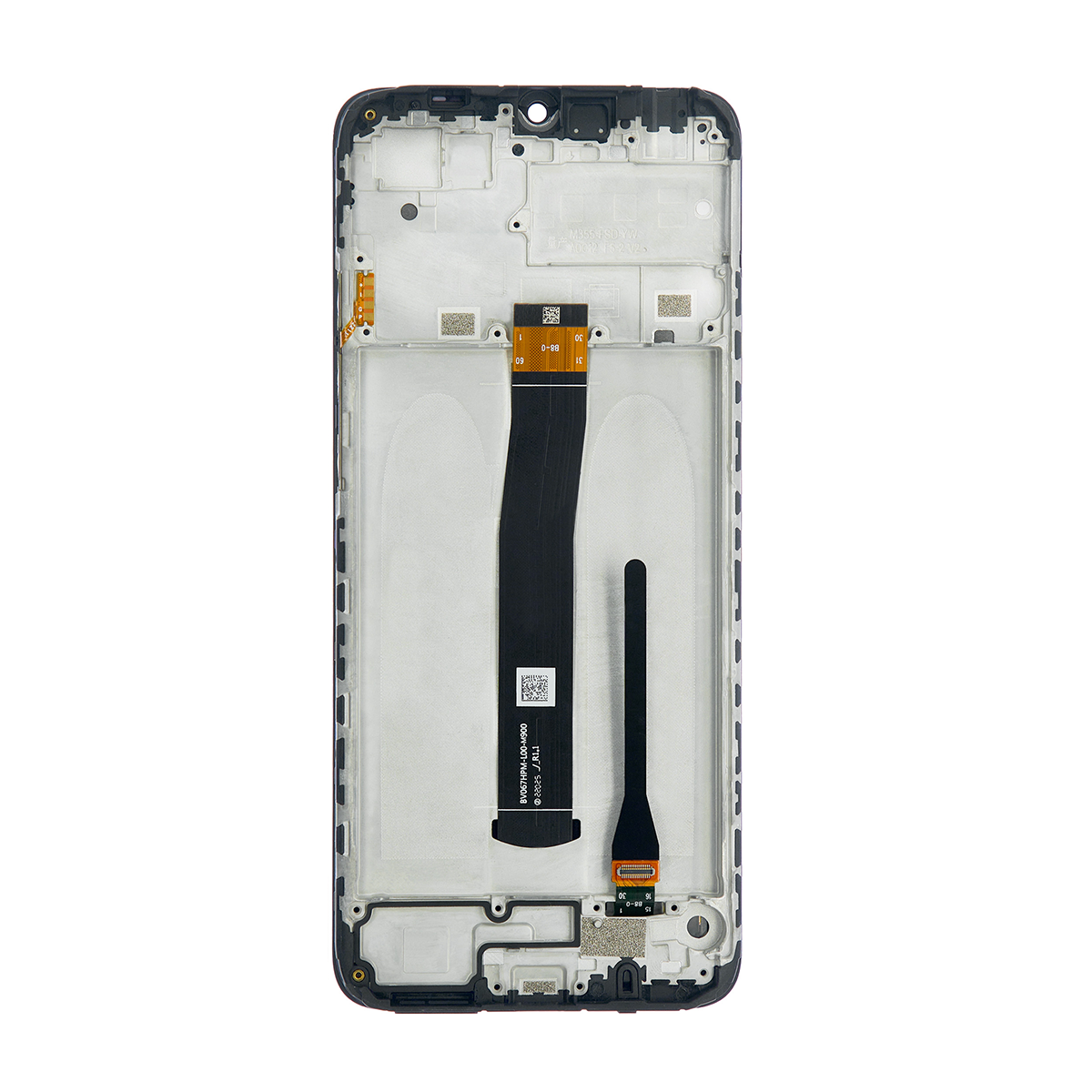 Xiaomi Redmi 10C-scherm en digitizer met frame grafietgrijs OEM