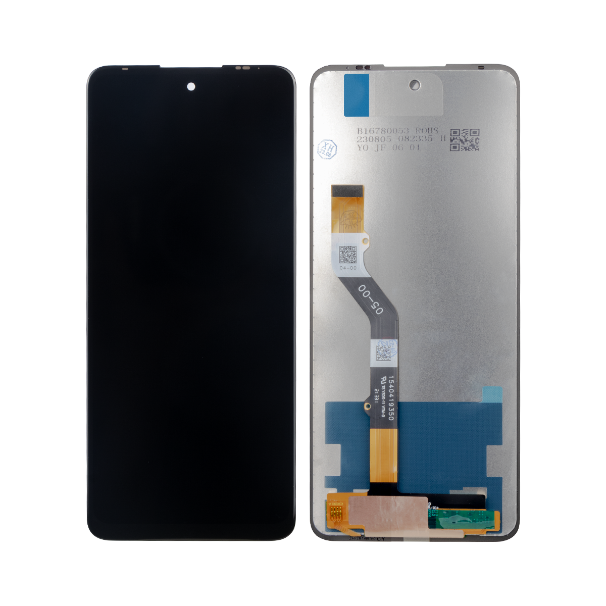 Motorola Moto G60-scherm en digitizer zonder frame, zwart, OEM