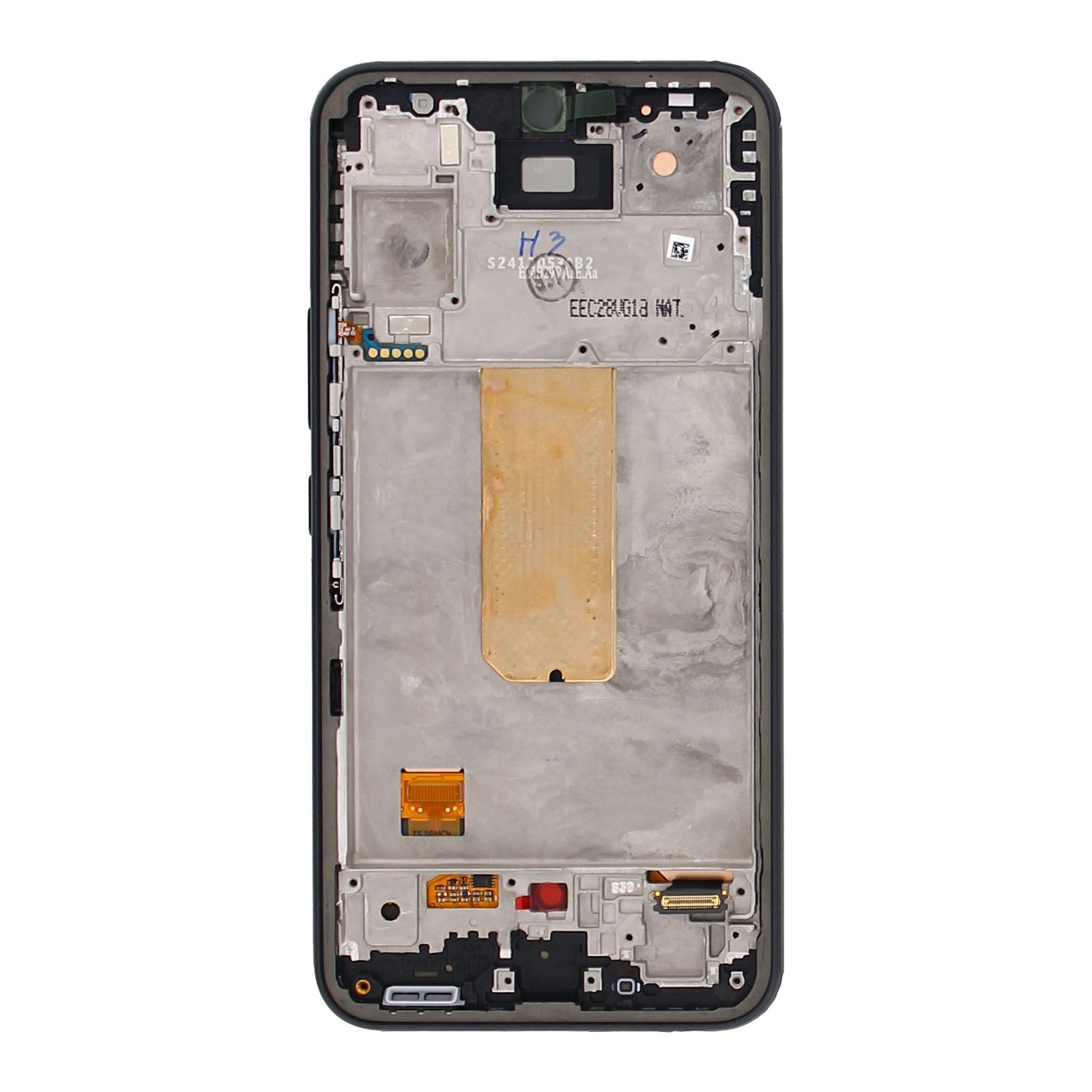 Samsung Galaxy A54 5G A546B Beeldscherm en Digitizer met Frame Zwart Service Pack