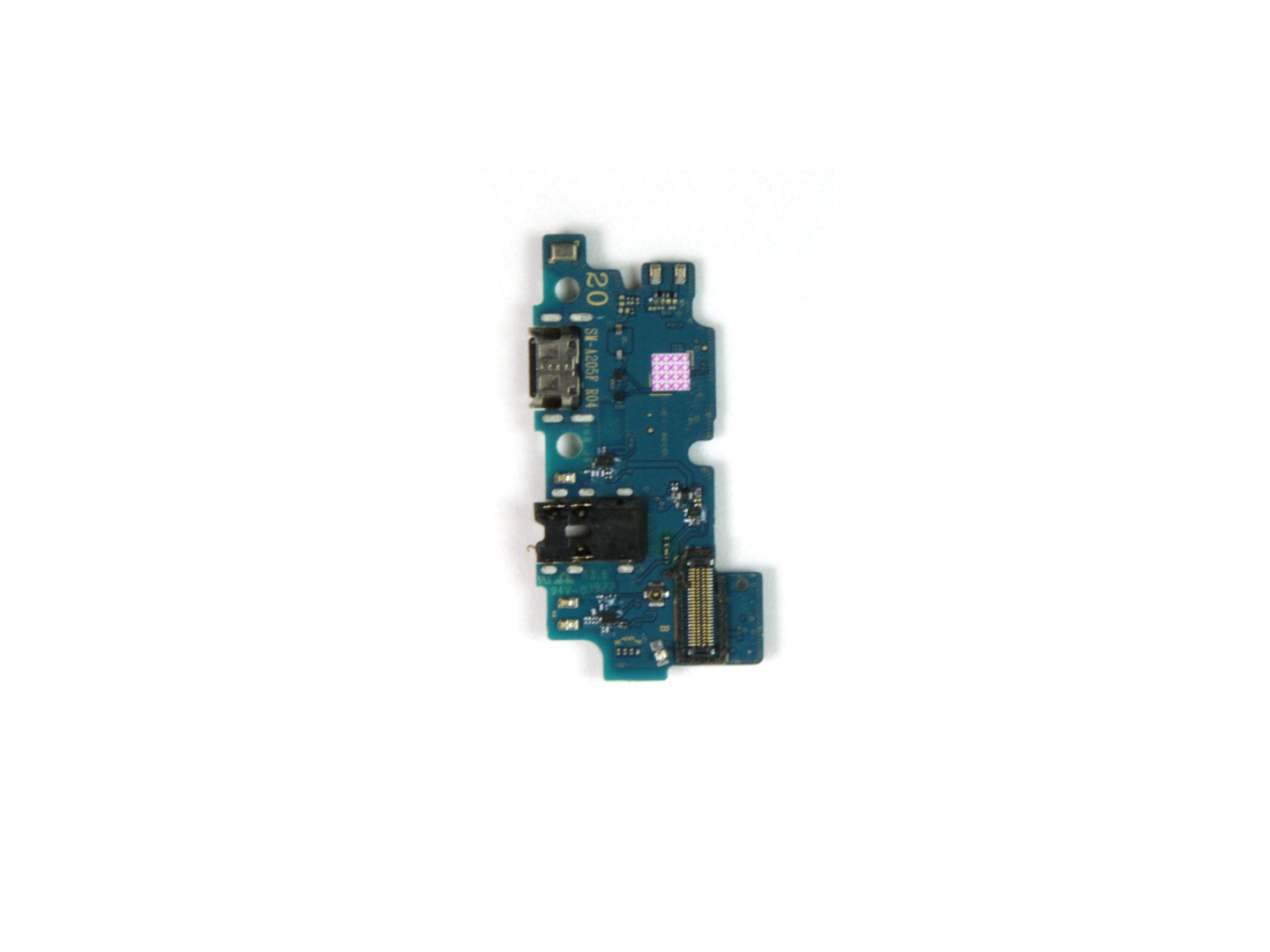 Samsung Galaxy A20 A205F Oplaadbord voor systeem Origineel